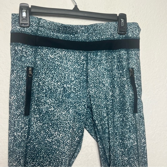 Lululemon Inspire Tight II Pebble Parfait Pink Alberta Lake Black leggings - Picture 9 of 9